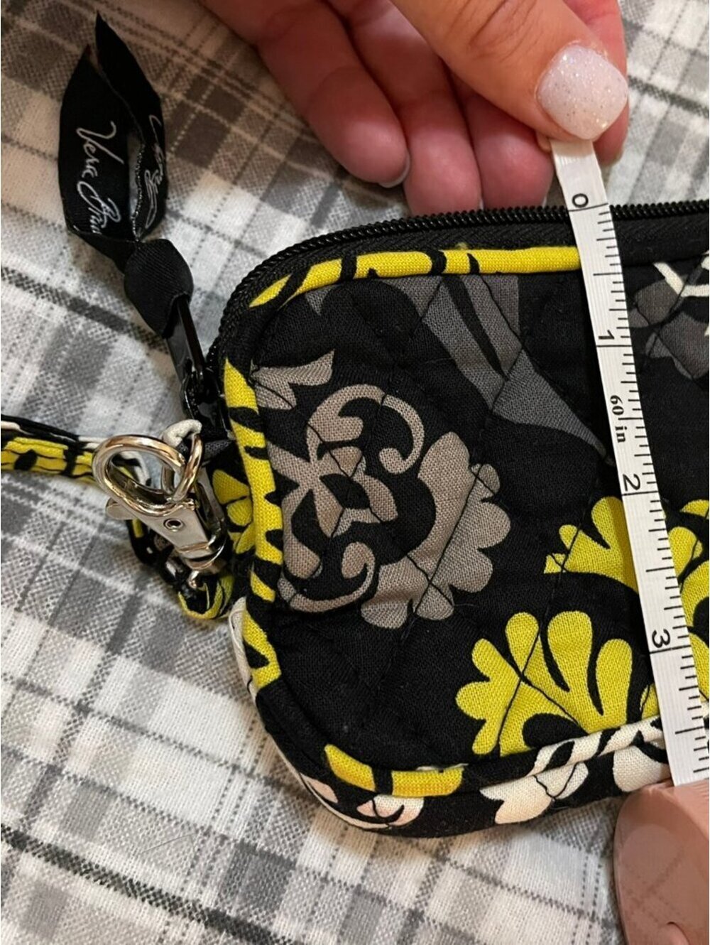 NWOT | Vera Bradley | BAROQUE (retired) Floral Quilted Zip Coin Purse - Picture 2 of 7